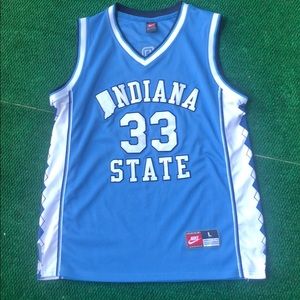 COPY - Vintage Nike Indiana State Larry Bird Jers…